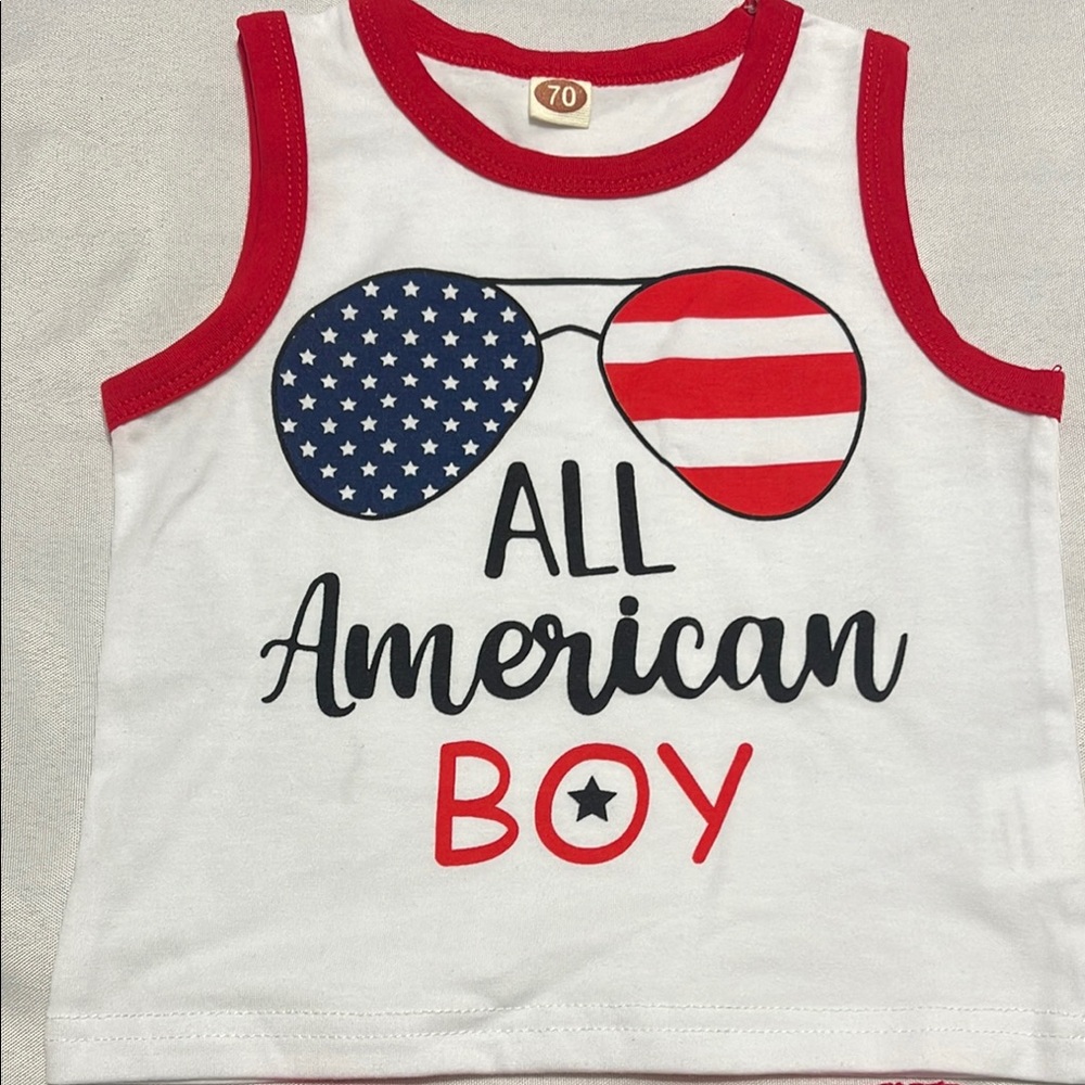 All American Boy Short Set